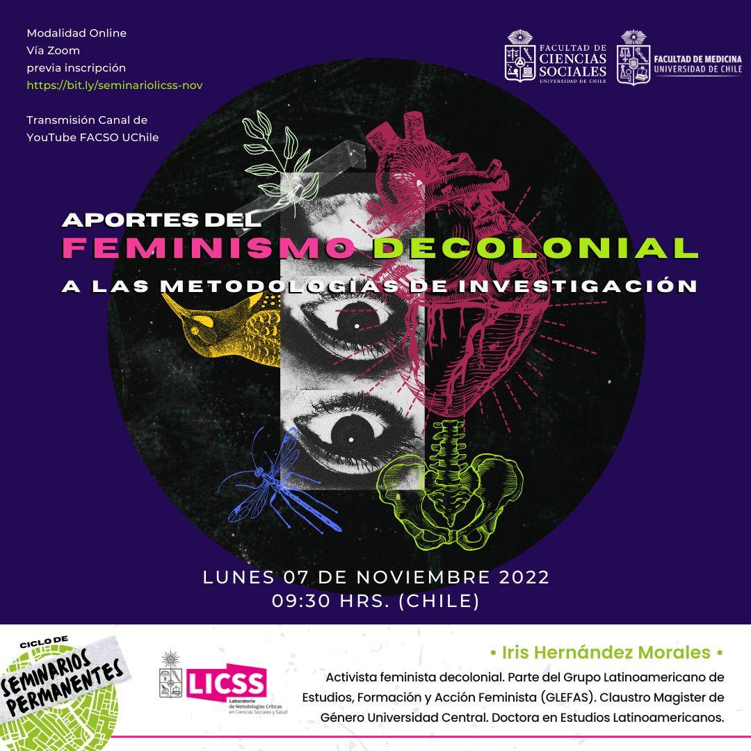 Seminario Aportes del feminismo decolonial a las metodologías de