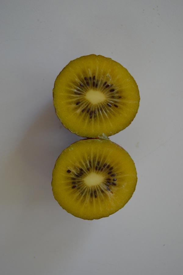 "Lihuen", es la primera variedad de kiwi de pulpa amarilla desarrollada en Chile, presenta floración y cosecha de época media.