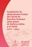 Compilación de observaciones finales del Comité de Derechos Humanos sobre países de América Latina y el Caribe