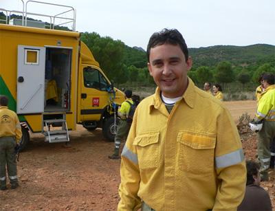 El profesor Miguel Castillo es investigador del Laboratorio de Incendios Forestales de la Facultad de Ciencias Forestales y de la Conservación de la Naturaleza de la Universidad de Chile, 