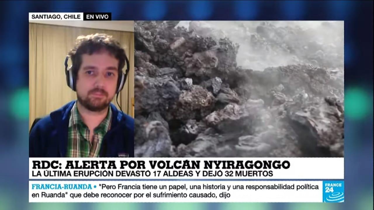France 24 volcanólogo
