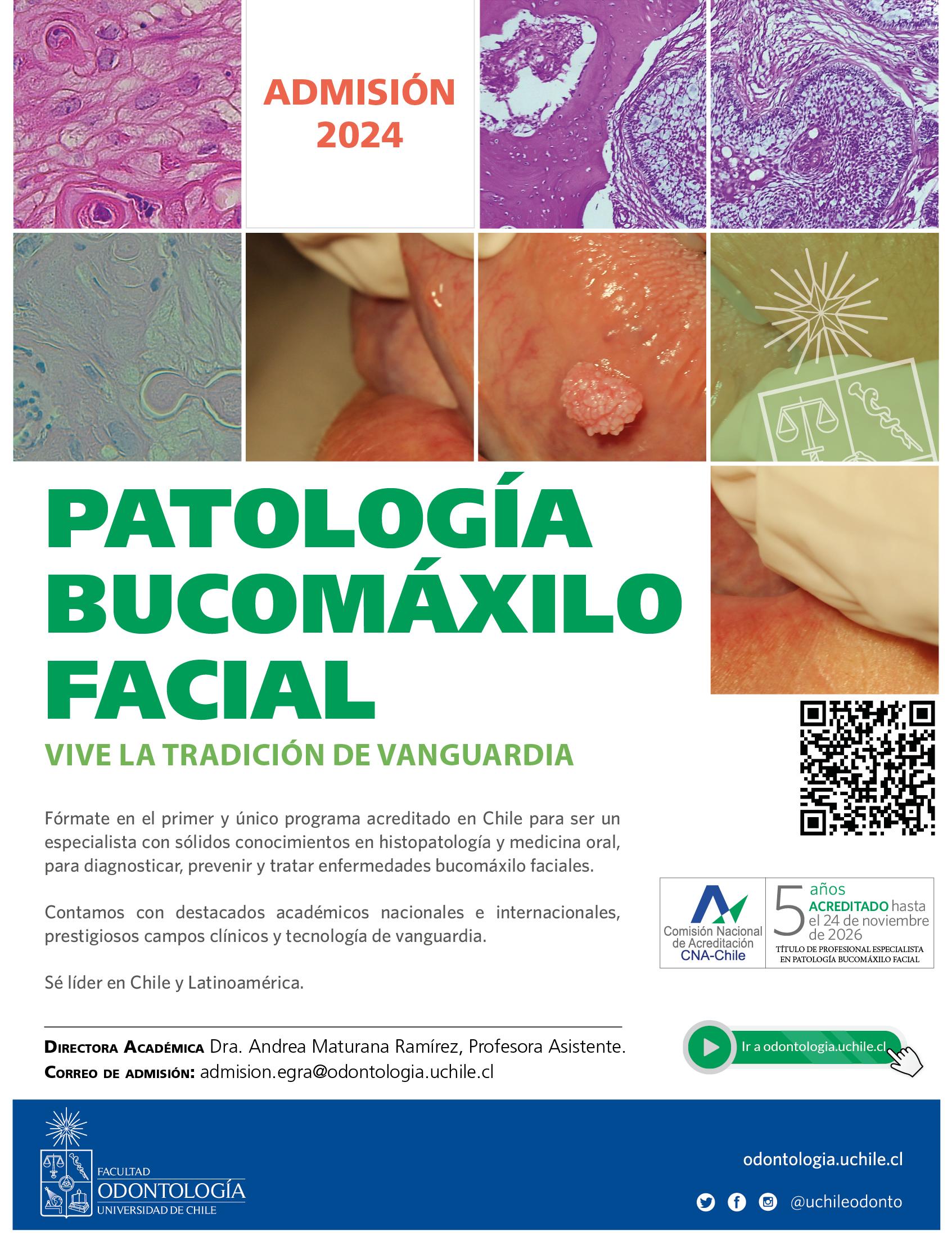 Título de Profesional Especialista en Patología Bucomáxilo Facial