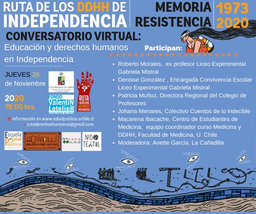 Conversatorio virtual: Educación y Derechos Humanos