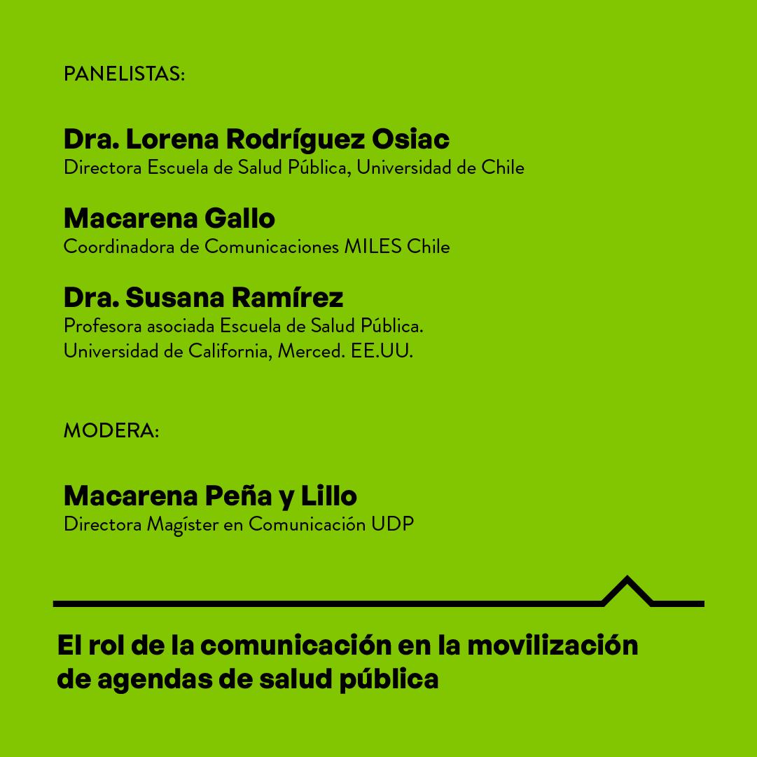  Seminario El rol de la comunicación en la movilización de agendas de salud pública