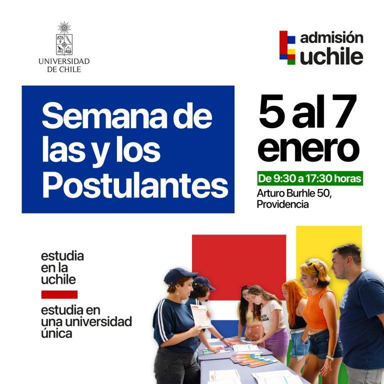  Semana de las y los Postulantes  Admisión UCHILE 2026