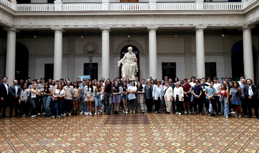 Bienvenida de estudiantes internacionales 2025.1