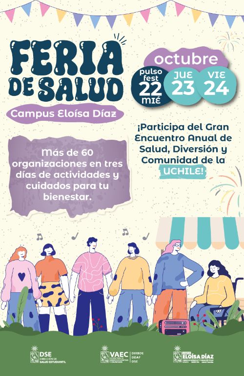 Afiche VII Feria de Salud Eloísa Díaz