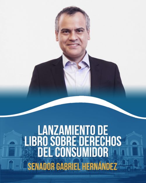 Senador Hernández lanza libro sobre derechos del consumidor