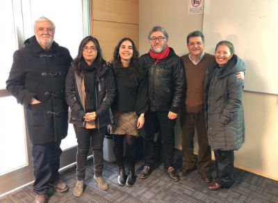 Carlos Madariaga, Paula Godoy, María José Jorquera, Dr. Leonardo Urrutia, Dr. Rubén Alvarado, Haydeé Oberreute