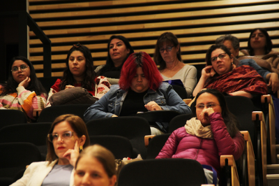 En el encuentro participaron estudiantes y académicas/os de las carreras de pedagogía de la Universidad de Chile y de otras universidades.