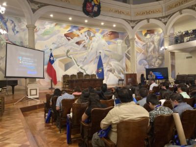 Fotografia Salón de Honor Casa Central U. de Chile