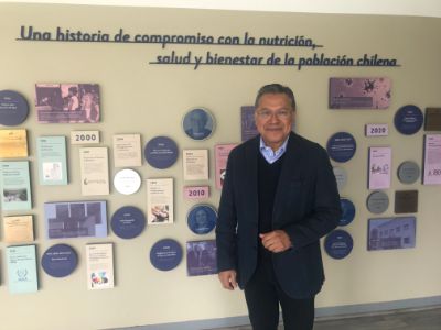 Marco Rito Palomares, director del Instituto de Investigación sobre Obesidad de México, visitó la U. de Chile.