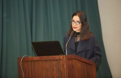 Diana Bravo Barriga, encargada de género del Ministerio de Ciencia, Tecnología, Conocimiento e Innovación (Foto de InES Género USM).