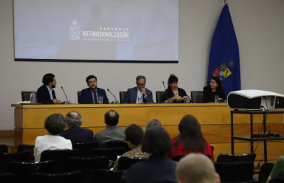 Además de la exposición de resultados, la jornada contó con un panel sobre las proyecciones de la internacionalización en educación superior en Chile. 