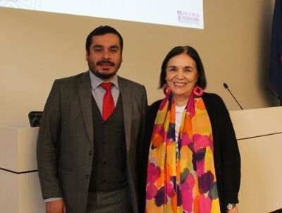 Fernando Molina, Director Jurídico; y Carmen Andrade, Directora de Igualdad de Género