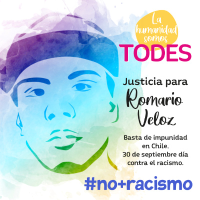 Gráficas dedicadas a recordar los casos de Camilo Catrillanca, Joseph Henry y Romario Veloz, parte de la actual campaña "No+racismo", disponibles en español, creol y mapudungún.