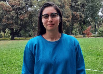 Loreto Paillacar, delegada del medio ambiente de la Federación de Estudiantes de la Universidad de Chile y parte del Comité por la Sustentabilidad.