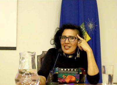 La investigadora y performancera chilena radicada en México, Julia Antivilo.