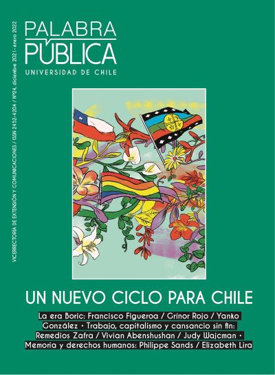 Portada de la última edición de Palabra Pública "Un nuevo ciclo para Chile".