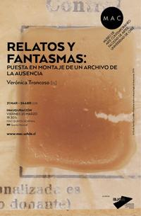 "Relatos y fantasmas: Puesta en montaje de un archivo de la ausencia" de Verónica Troncoso, se inaugura este viernes 20 de marzo en la Sala de Fotografía Emergente del MAC Quinta Normal.