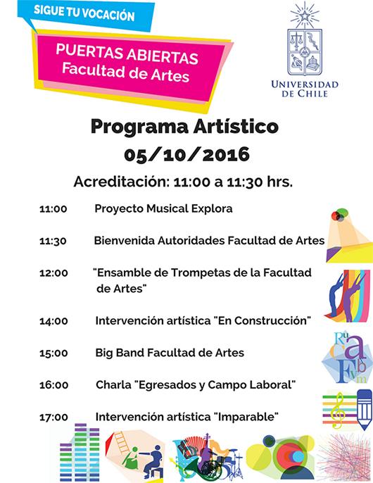 La programación incluye presentaciones artísticas y charlas informativas.