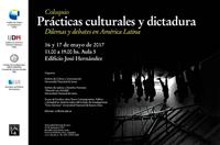 "Ambivalencia de la política artístico-cultural de la dictadura pinochetista. Revisitando el 'apagón cultural' y la 'zona de catástrofe'" fue el nombre de su ponencia.