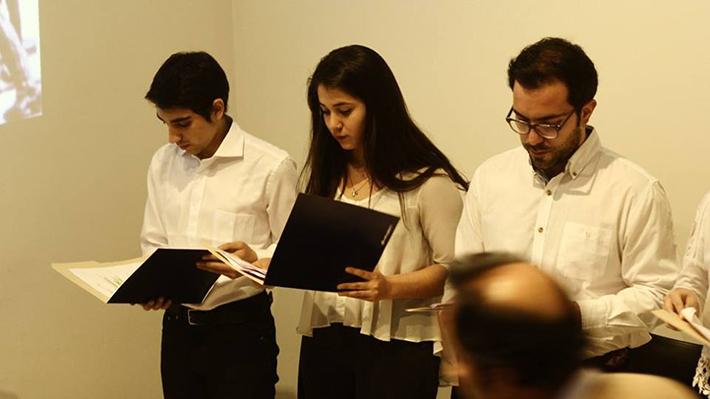 Lectura dramatizada realizada en Espacio Estravagario de la Casa Museo La Chascona