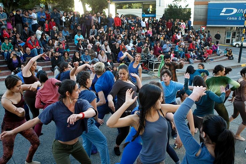 Los participantes del taller de danza contemporánea mostraron los resultados de una semana de trabajo.