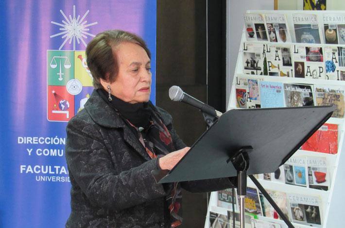 "Estoy feliz de ver materializarse este proyecto antes de terminar mi periodo como Decana", señaló la prof. Clara Luz Cárdenas, Decana de la Facultad de Artes.