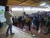 Durante la jornada, los facilitadores artísticos guiaron una serie de actividades que permitieron a los docentes vivenciar el proyecto.