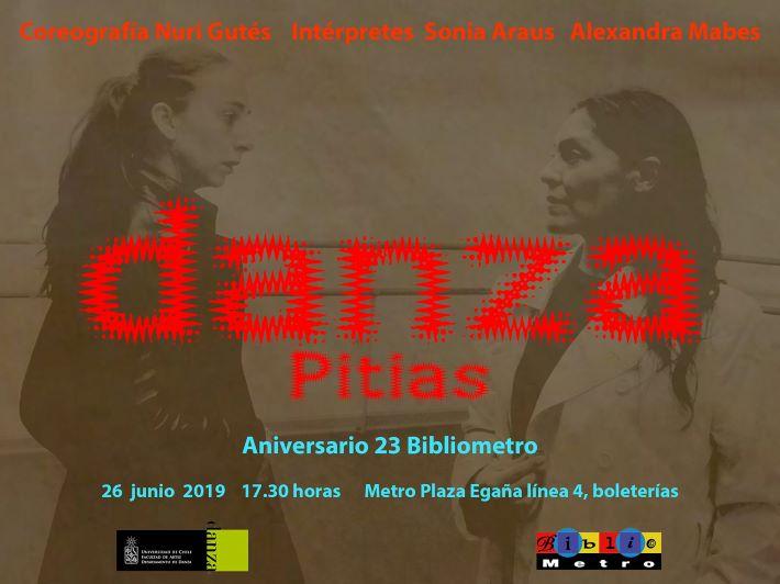 "Pitias" es uno de los espectáculos de danza moderna que se presentarán este 26 de junio.