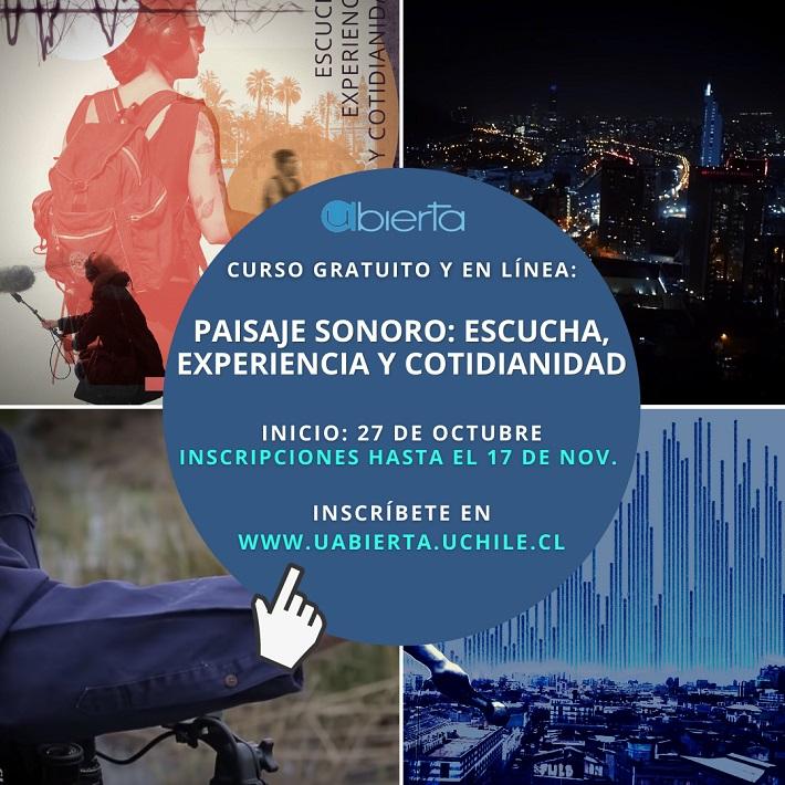 Abiertas inscripciones para curso gratuito de UAbierta "Paisaje Sonoro: escucha, experiencia y cotidianidad"