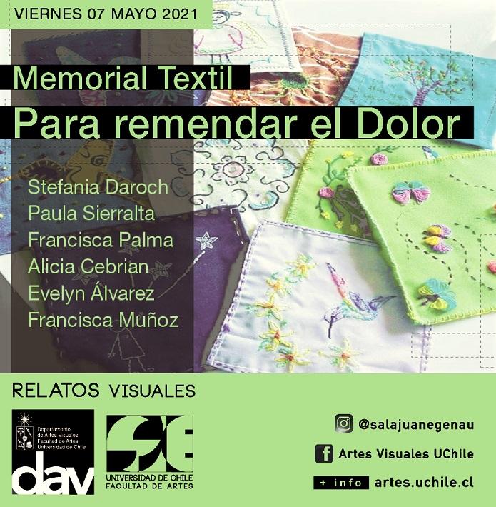 Exposición Memoria Textil "Para remendar el dolor" de Stefanía Daroch