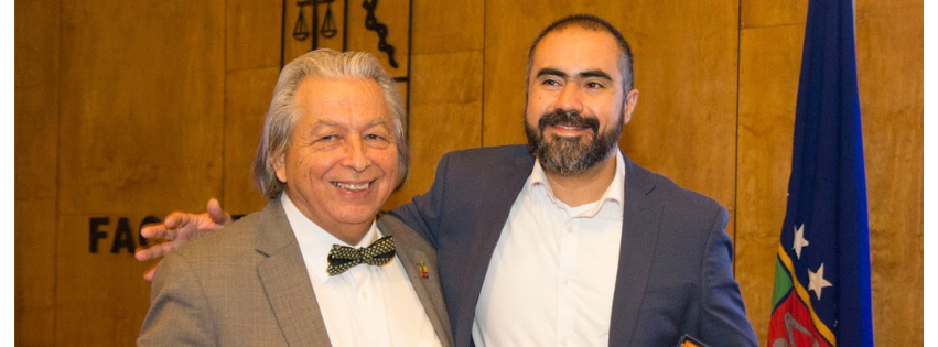 Prof. Dr. Raúl Morales y Subsecretario de Educación Superior, Víctor Orellana