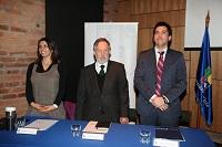 La ceremonia se llevó a cabo en el auditorio de la Facultad. 