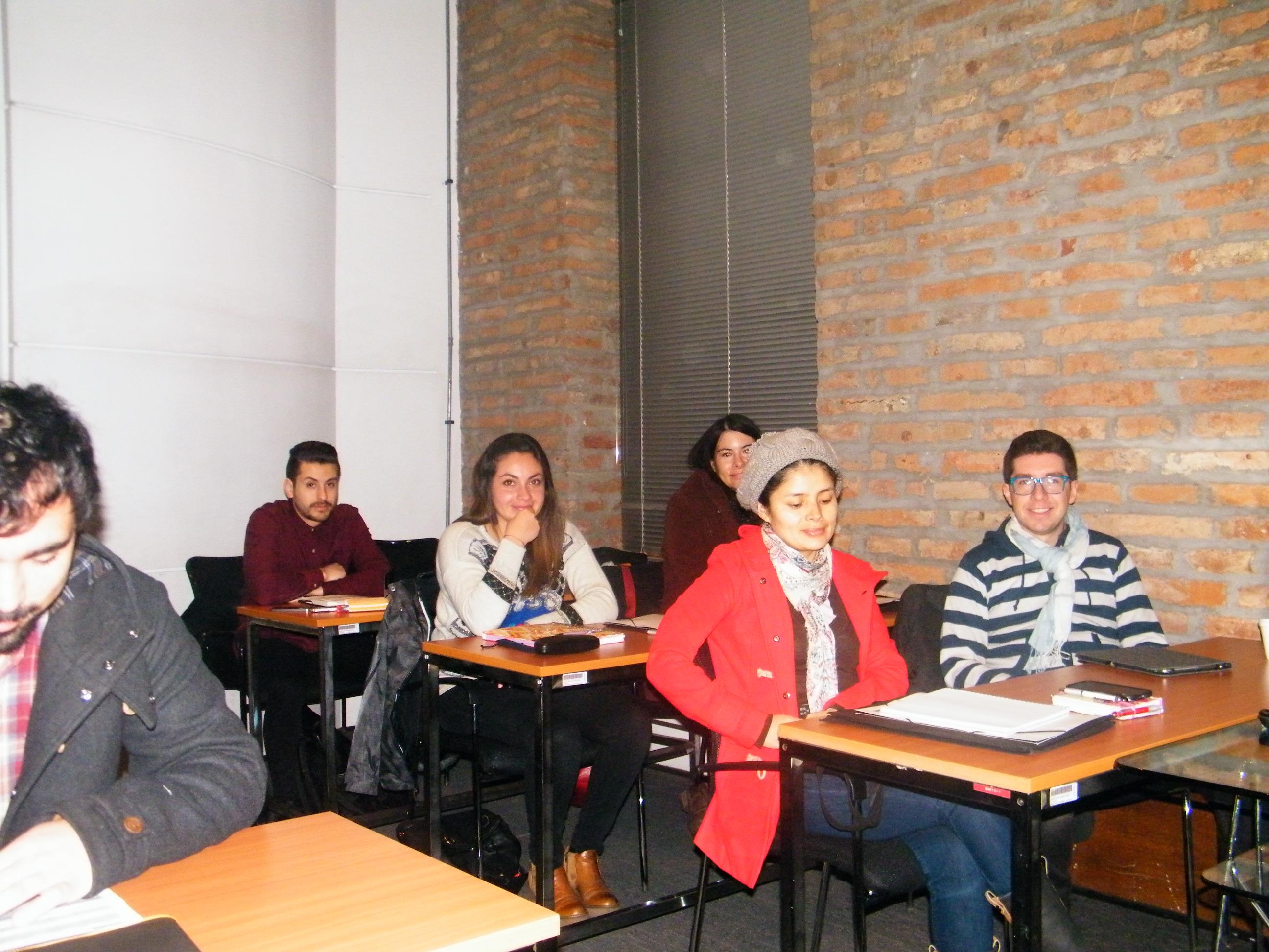 Algunos integrantes del diplomado de Arquitectura Interior.