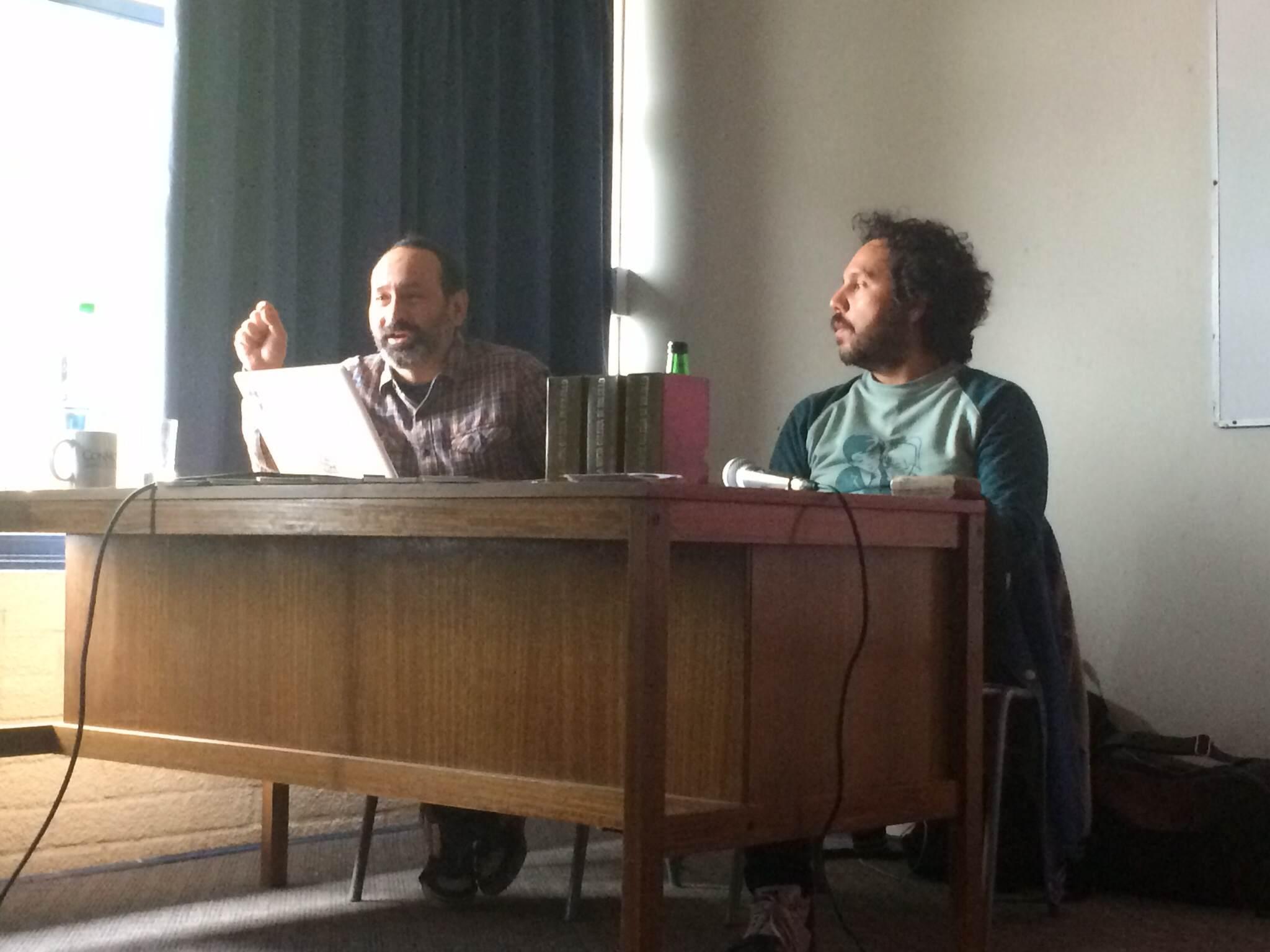 Rodrigo Dueñas y Pablo Castro en Universidad del Bío-Bío