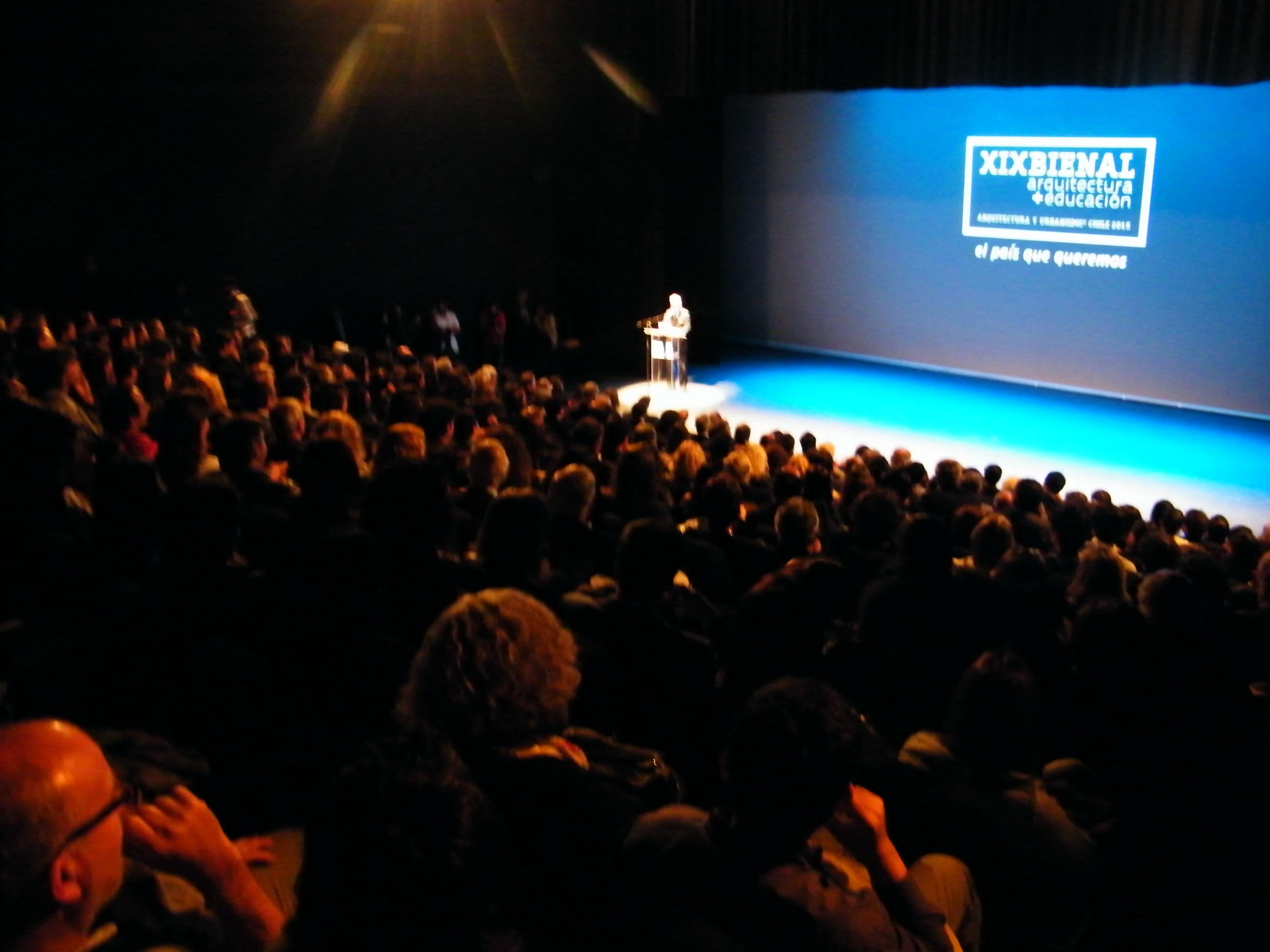 Inauguración de la Bienal.