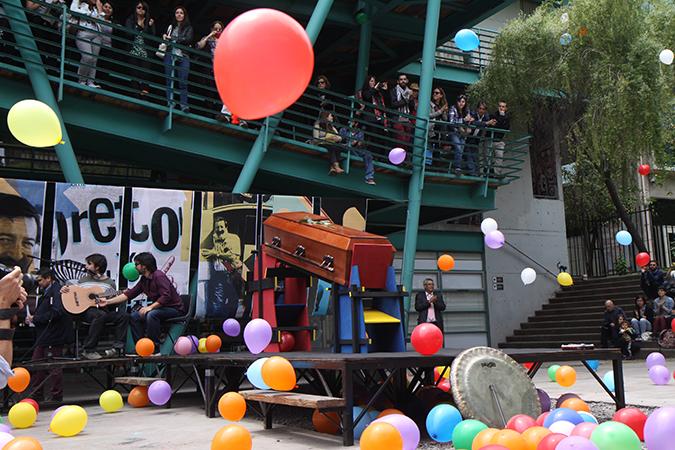 El arte y los colores fueron protagonistas del acto.