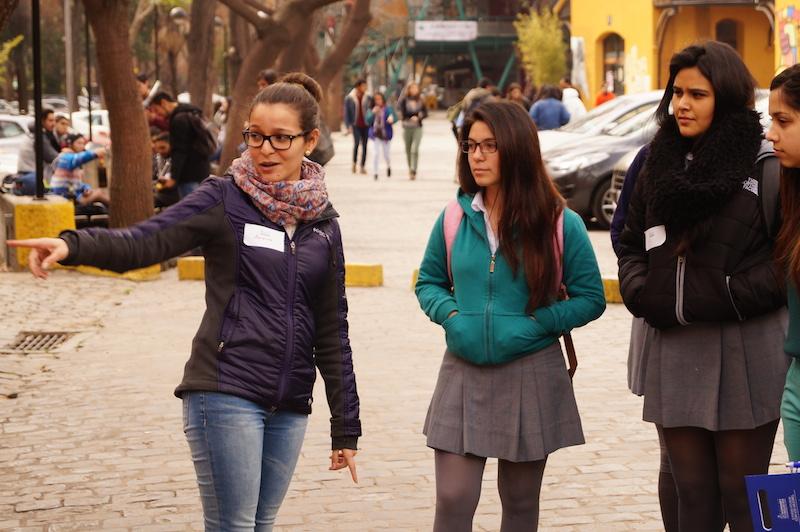 Visita guiada en la FAU.