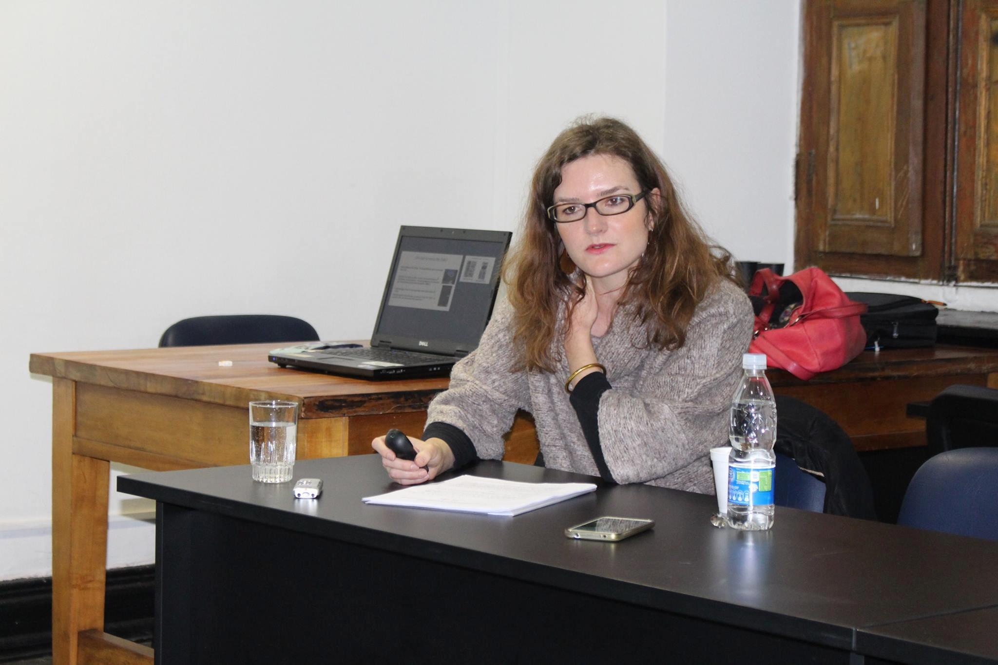 Sophie Corbillé, de la Universidad París-La Sorbonne.