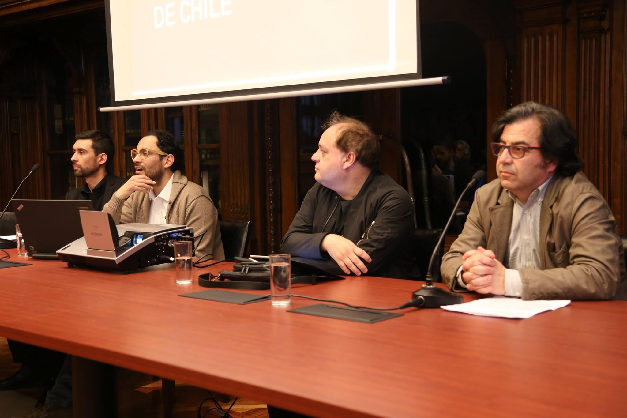 Roberto Osses, Pedro Sánchez y Mauricio Vico.