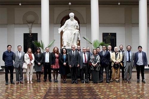 Autoridades universitarias y ministeriales, además de miembros de ambas instituciones participaron del evento.