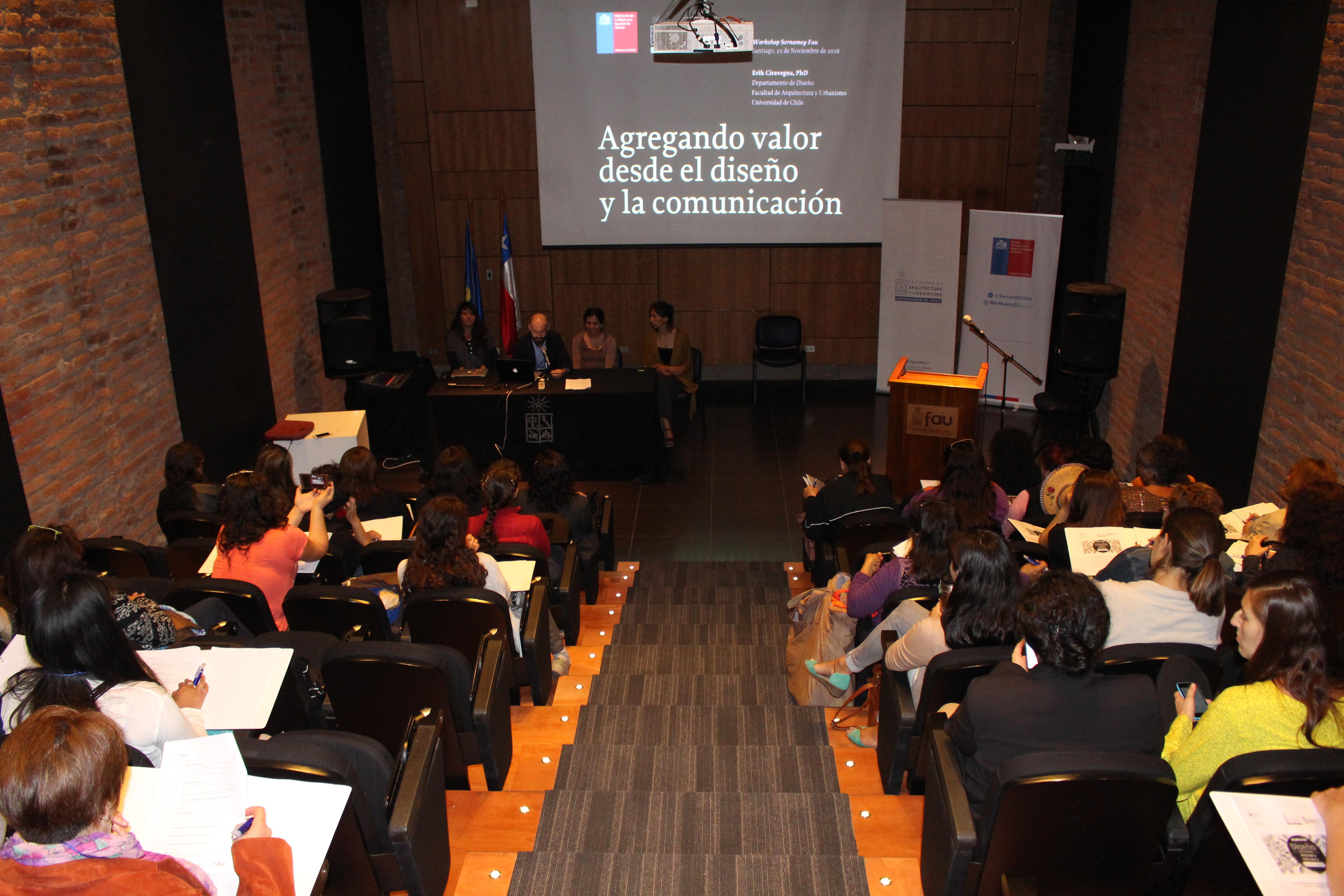 Clase expositiva a cargo de los profesores Ingrid Calvo, Lina Cárdenas, Claudia Jiménez y Erik Ciravegna.