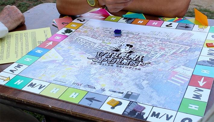 El juego "Villápolis" y el recorrido patrimonial buscaron ser instancias lúdicas en las que los vecinos conocieran los hitos de la historia del barrio y sus deberes y derechos como zona típica.