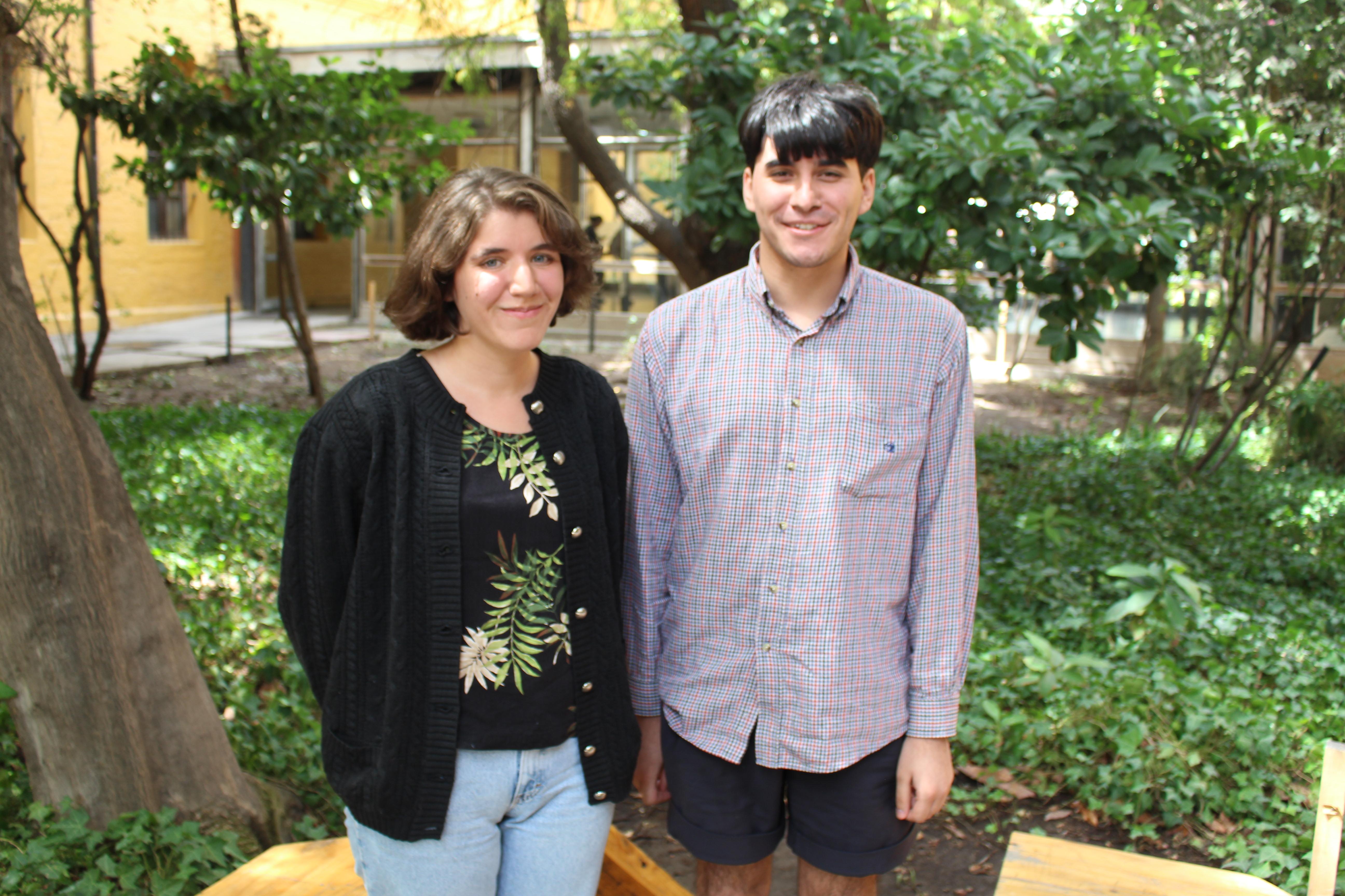 María José Suárez y Andrés San Martín, parte del equipo de Cine y Territorio.