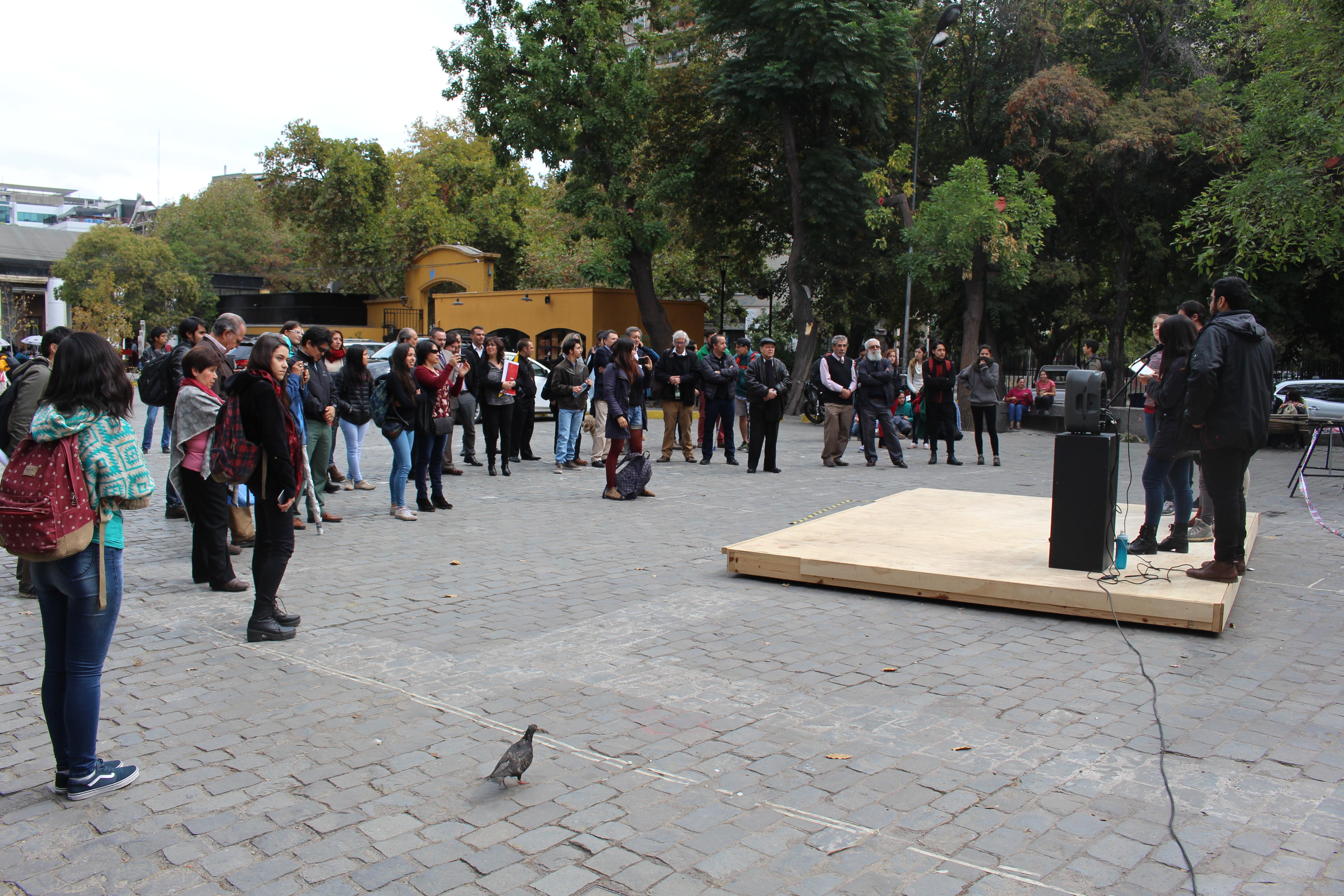Académicos, funcionarios y estudiantes fueron parte del acto.