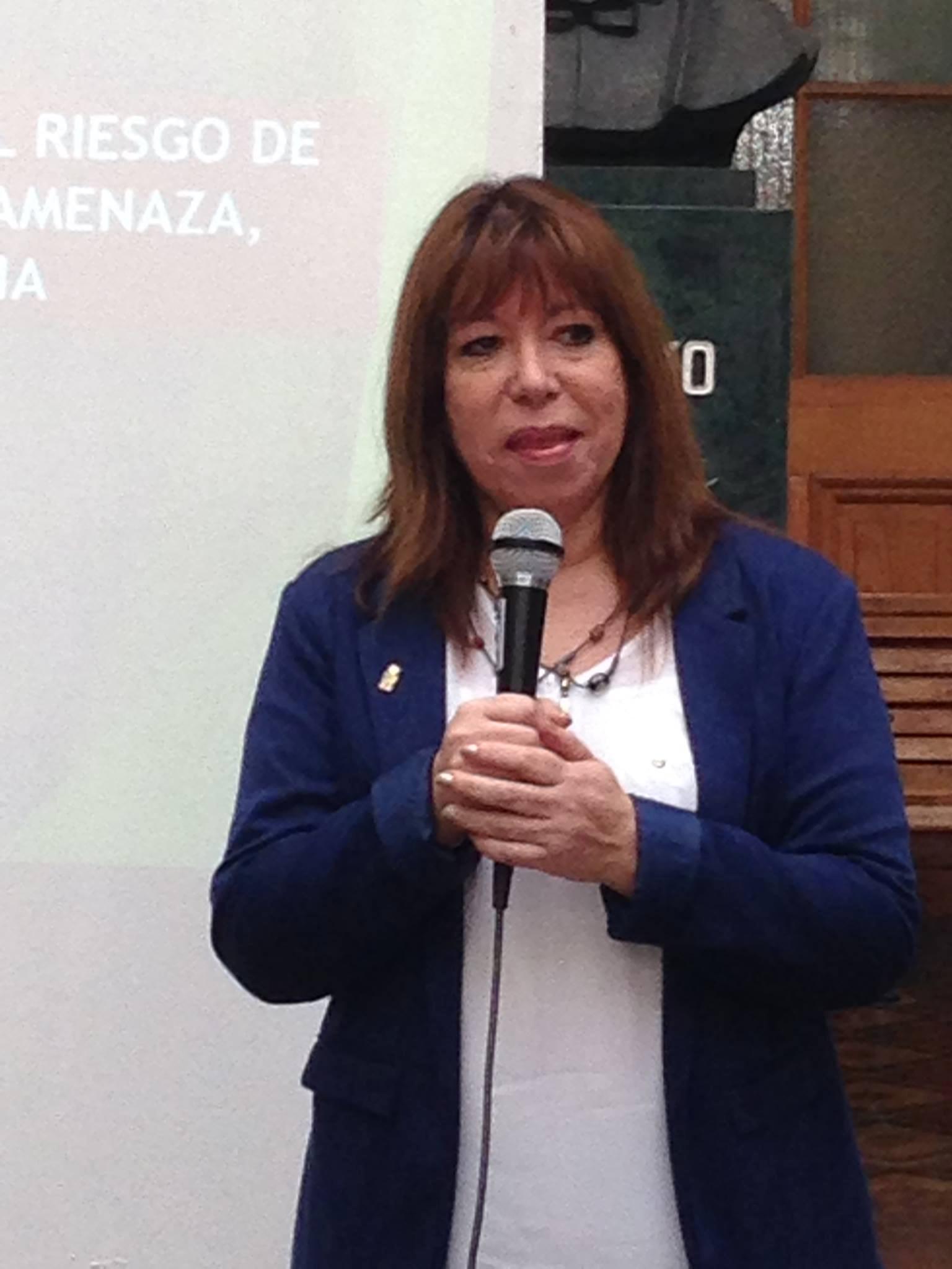 Académica Carmen Paz Castro.