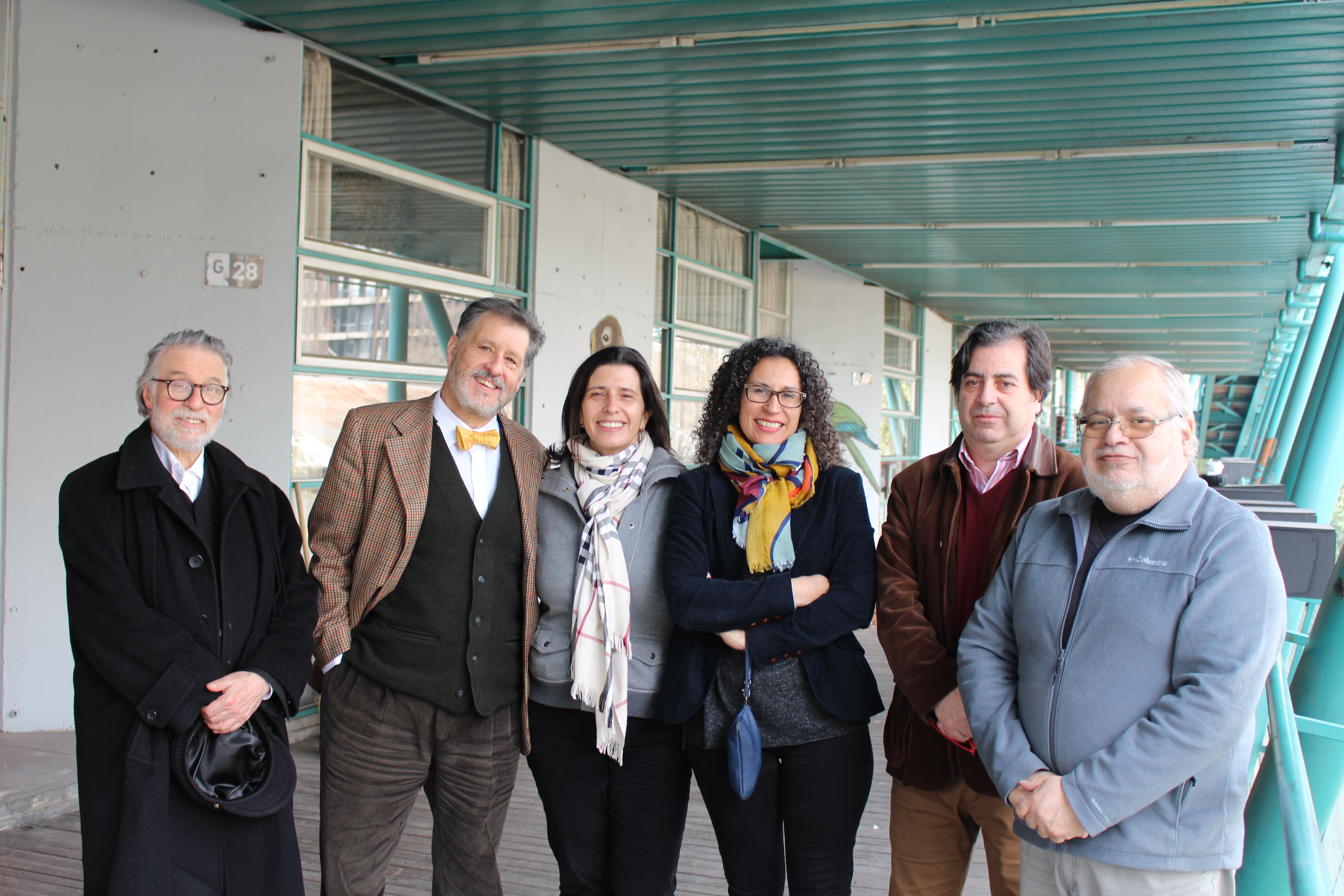 Académicos C Cortés, O. Muñoz, P de la Sotta, L. Lares, M Vico, JC Lepe