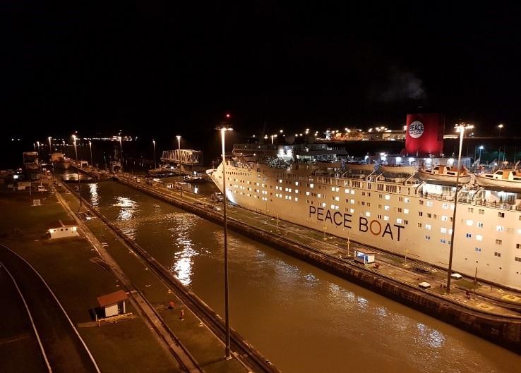 Visita a la zona de las Esclusas  de Miraflores del Canal de Panamá